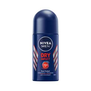 NIVEA 妮維雅 男士止汗爽身乳液 乾適活力, 50ml, 1瓶