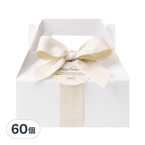 indigo shop 手提禮品盒 S, 白色, 60個