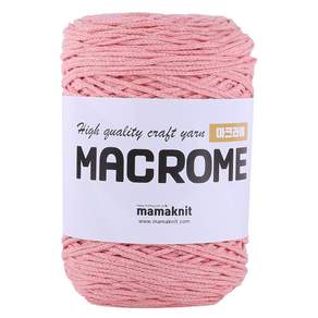 Mamaknit Macrome Cake系列 編織線, 32 Peach Blossom, 225m, 1入