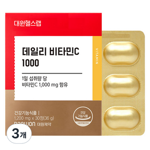 Daewon Daewon Health Lab 每日維生素 C 1000 36g, 30顆, 3個