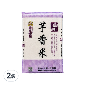 天生好米 山田芋香米, 4kg, 2袋