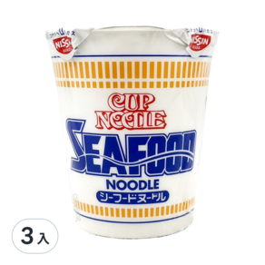 CUP NOODLE 海鮮杯麵 75g, 3入