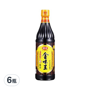 味王 金味王醬油, 780ml, 6瓶