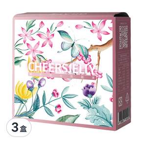 CHEERSJELLY 舉杯低卡 蒟蒻凍 葡萄 6入, 396g, 3盒