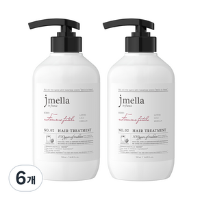 jmella 法式香氛潤髮乳 紅顏誘惑款, 6個, 500ml