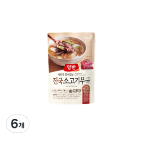 DONGWON 東遠 即食牛肉蘿蔔湯, 6包, 460g