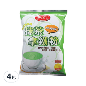 貝妮 抹茶拿鐵粉, 1kg, 4包