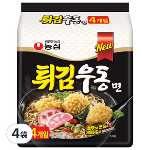 NONGSHIM 農心 天婦羅烏龍麵 4入, 472g, 4袋