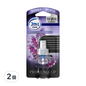 febreze 風倍清 車用夾式芳香劑 補充瓶, 薰衣草香, 2個