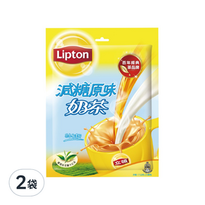 Lipton 立頓 減糖原味奶茶, 17g, 20包, 2袋