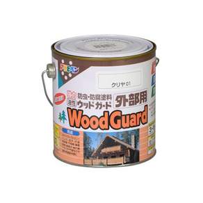 ASAHIPEN 朝日塗料 室外油性木製品防蟲腐霉清漆 透明 0.7L, 1桶