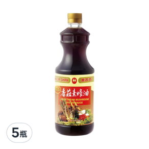 萬家香 極品香菇素蠔油, 1.2kg, 5瓶