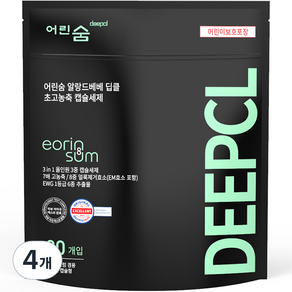 eorinsum Alrangdubebe Deep Clean 3in1 超濃縮膠囊洗衣精, 30入, 4個