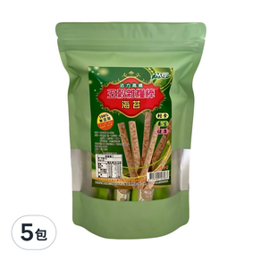 茂格生機 五穀雜糧棒 海苔, 180g, 5包