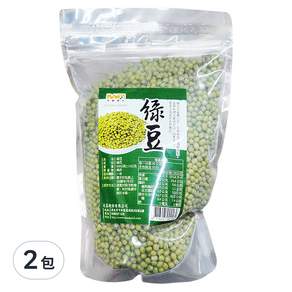 茂喜食品 進口嚴選商品綠豆, 600g, 2包