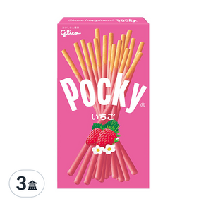 glico 格力高 Pocky 百奇 草莓棒, 40g, 3盒
