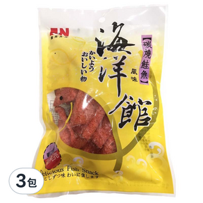 嘉南食品 海洋館 碳燒鮭魚 風味, 60g, 3包