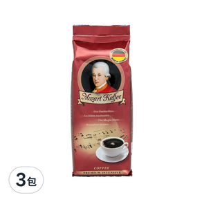 Mozart Kaffee 莫札特咖啡 魔笛咖啡粉 中深烘培, 250g, 3包