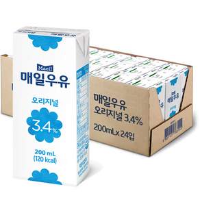Maeil 每日 保久乳 原味, 200ml, 24入