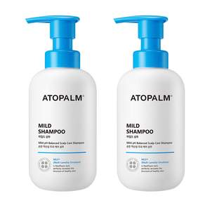 ATOPALM 愛多康 無獎嬰兒沐浴用品/溫和洗髮精, 300ml, 2個