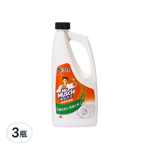 Mr Muscle 威猛先生 馬桶疏通劑, 960ml, 3瓶