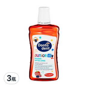 dm Dontodent 兒童漱口水, 500ml, 3瓶