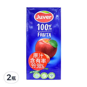 Juver 茱兒 蘋果汁, 1L, 2瓶