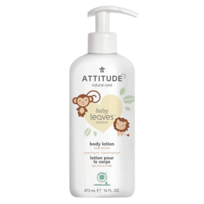 ATTITUDE 艾特優 嬰幼兒身體乳 梨花蜜, 473ml, 1瓶