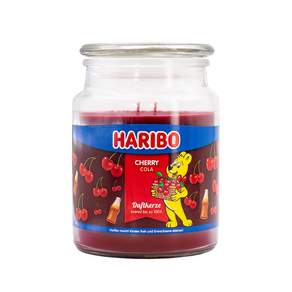 HARIBO 哈瑞寶 罐子蠟燭, 櫻桃可樂, 1個, 510g