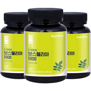 Nutrione Boswellia 1000乳香萃取錠, 90顆, 3瓶