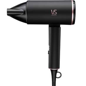 VS 沙宣 摺疊式吹風機 2000W, 黑色+獨立粉色, VSD909K