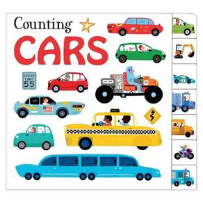 英文童書 Counting Collection : Counting Cars 硬卡書, Priddy Books