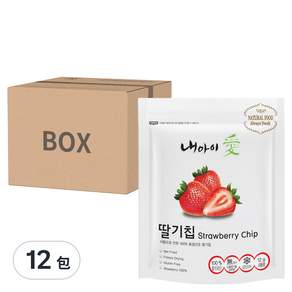 Naeiae 水果乾 草莓口味, 12g, 12包