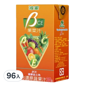 波蜜 果菜汁BCE, 250ml, 96入