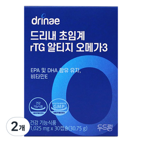 超臨界rTG Omega-3維他命E膠囊, 2盒