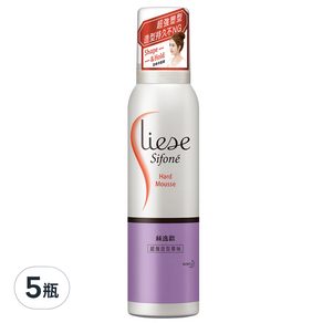 Liese 莉婕 絲逸歡 超強造型慕, 150g, 5瓶