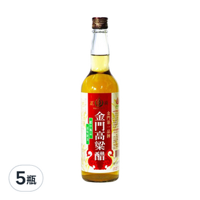 正高 金門高梁醋, 600ml, 5瓶