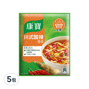 Knorr 康寶 濃湯 自然原味川式酸辣, 50.2g, 5包
