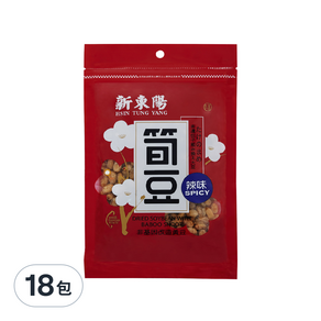 新東陽 辣味筍豆, 150g, 18包