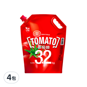 十全 番茄醬, 3.2kg, 4包