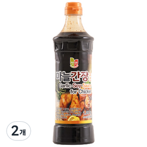 CHUNG WOO FOOD 大蒜醬油, 1.05kg, 2個