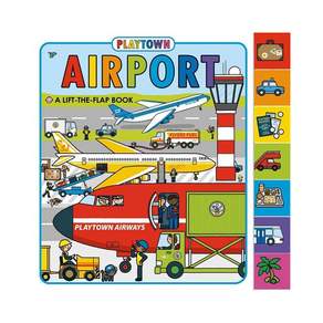 Playtown:Airport 翻翻書, Priddy Books