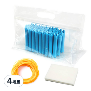 Cell Ribbon Hair Volume Roll Star Self Perm Ceramic Rod No. 8 Set, 單色, 4組