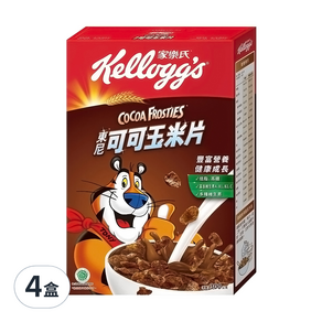 Kellogg's 家樂氏 FROSTIES 東尼玉米片 可可片, 300g, 4盒