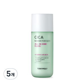 魔法森林[Tony moly] Derma Lab Cica Blemish for Men All-in-One Fluid, 5個, 150ml