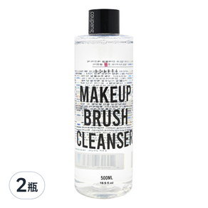 W Beauty 刷具清潔液, 500ml, 2瓶