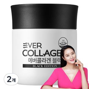 EVER COLLAGEN 膠原蛋白錠 黑色版, 84顆, 2個