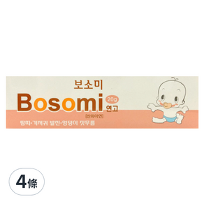 DongKoo Bosomi 嬰兒軟膏, 20g, 4條