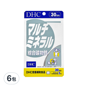 DHC 綜合礦物質 30日份 90粒 台灣公司貨, 44.8g, 6包