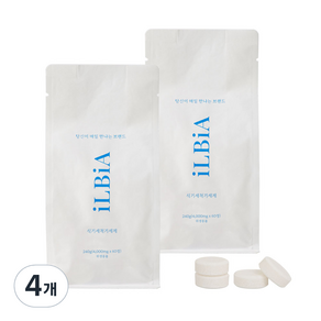 Ilvia 多合一洗碗機洗滌劑片, 60顆, 4包, 240g